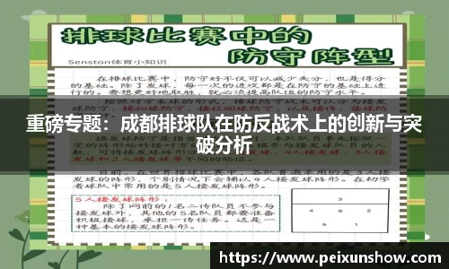 重磅专题：成都排球队在防反战术上的创新与突破分析